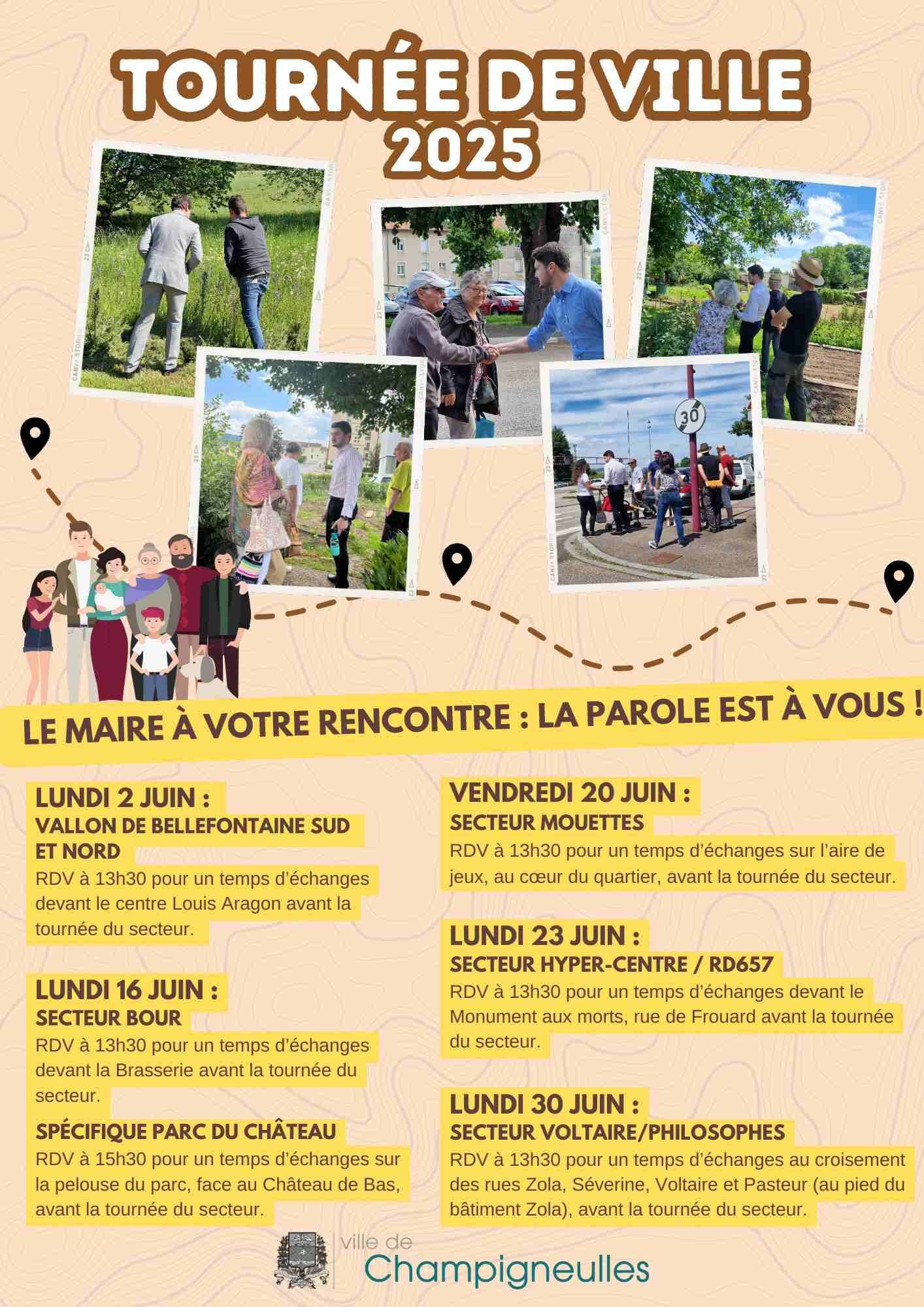 Tournées de ville
