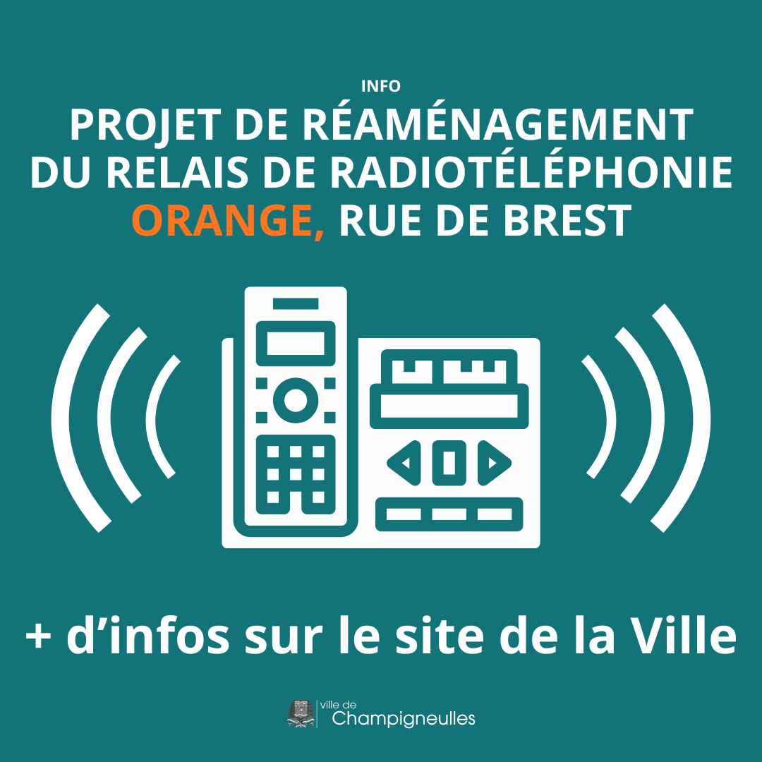 Projet de réaménagement du relais de radiotéléphonie ORANGE rue de Brest