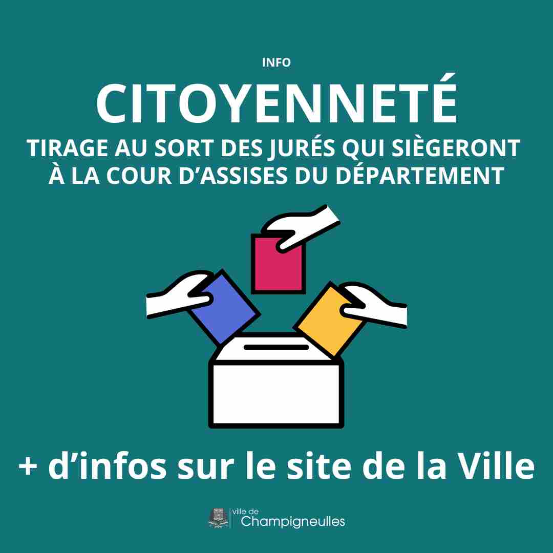 Citoyenneté - tirage au sort des jurés qui siègeront à la cour d’assises du Département