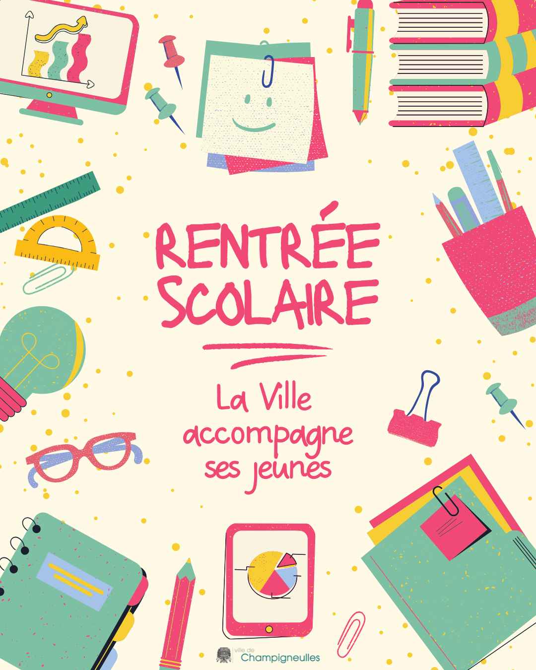 Rentrée scolaire 2026 - la Ville accompagne ses jeunes