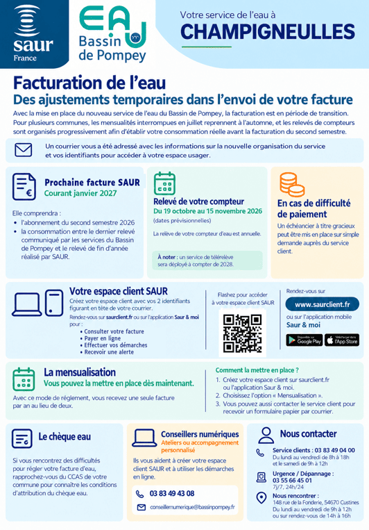 Facturation de l’eau : les informations à retenir
