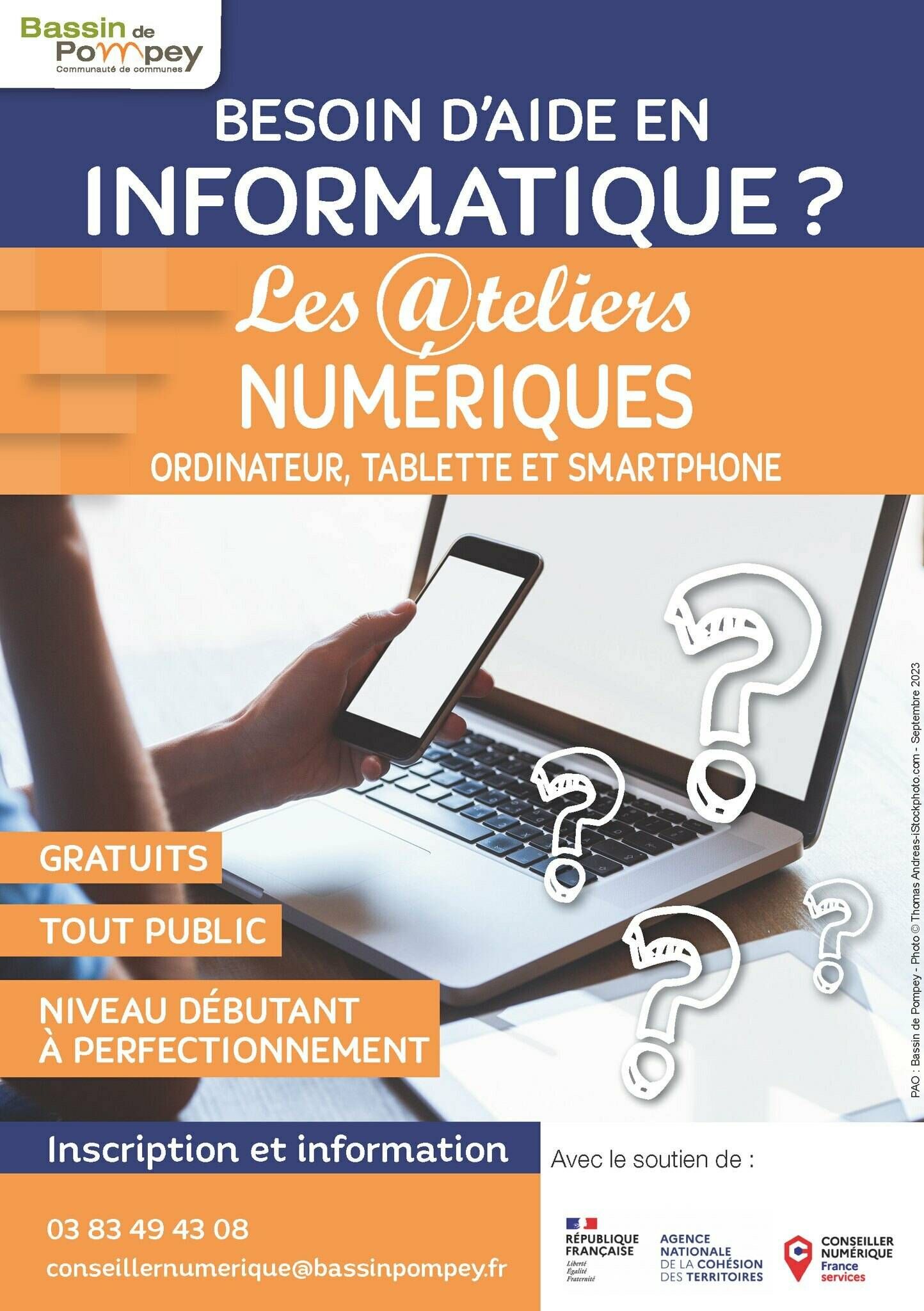 Ateliers numériques - les vendredis au Moulin des Générations - Inscriptions ouvertes