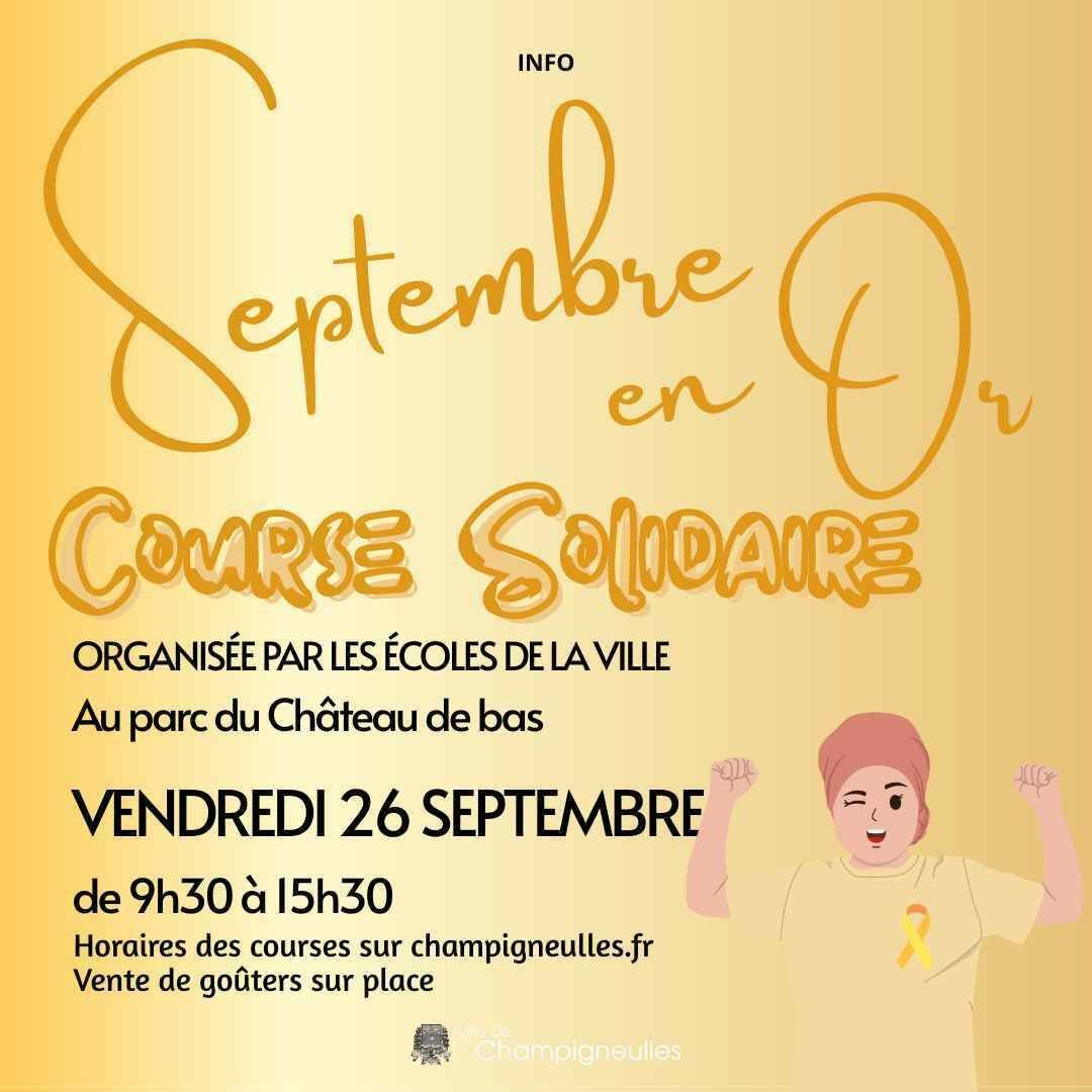 Septembre en or - les écoles de la ville se mobilisent