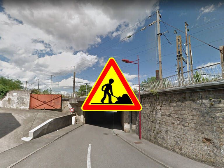 Circulation interdite sous le pont SNCF la nuit du 15 au 16 octobre 2025