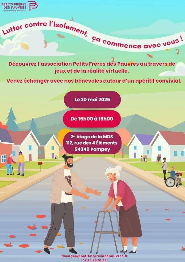 Petits frères des pauvres : après-midi porte ouverte le mardi 20 mai 2025